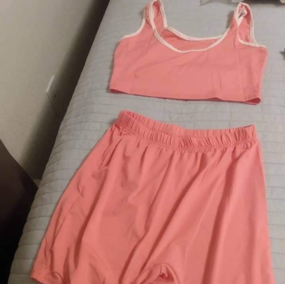 Women two piece short set